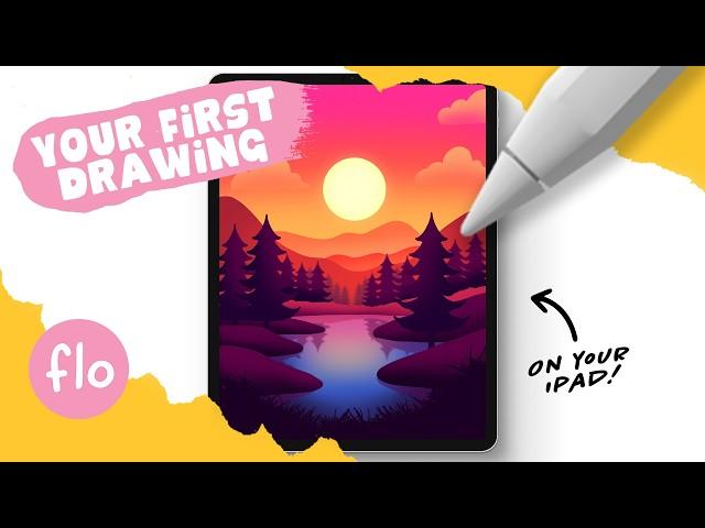 PROCREATE Drawing Made EASY - Beginner Step-by-Step Tutorial