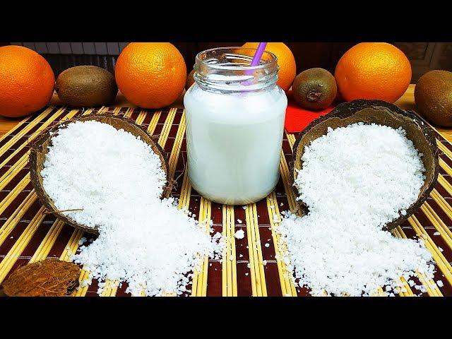 How to make coconut chips and milk from coconut