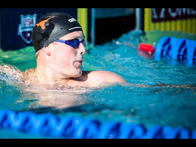 WATCH: Sophomore Luke Hobson Breaks Orange & White Meet Record with 1:32.50 200 Free