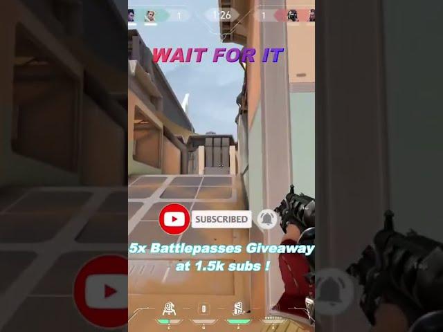 Watch till the end.. | #shorts #giveaway #valorant #battlepass