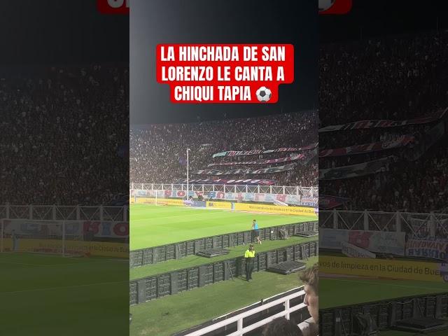 LA HINCHADA DE SAN LORENZO EXPLOTÓ CONTRA EL CHIQUI TAPIA POR EL PÉSIMO ARBITRAJE 