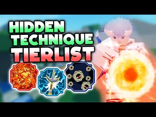 10 BEST HIDDEN TECHNIQUES TIERLIST | Shinobi Life 2