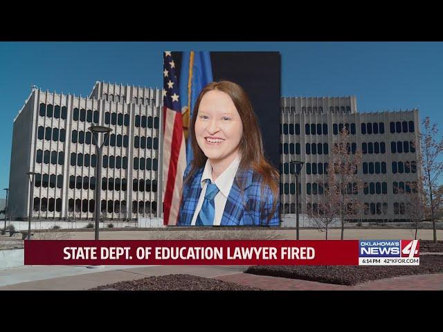 State Dept. of Education Lawyer fired