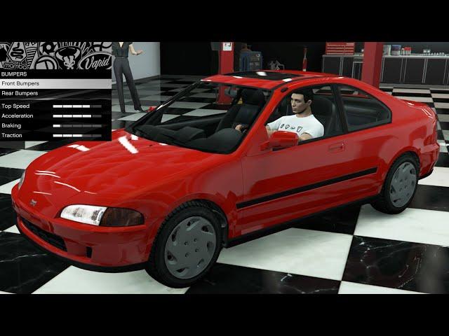 GTA 5 - DLC Vehicle Customization - Dinka Kanjo SJ (Honda Civic)