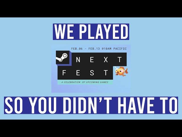 Steam Next Fest 2023 - SASS Picks #steamnextfest #sassgaming #gaming