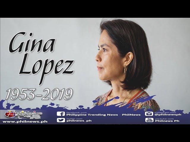 Gina Lopez | Former DENR Sec. Passed Away at the Age of 65 | Philnews PH