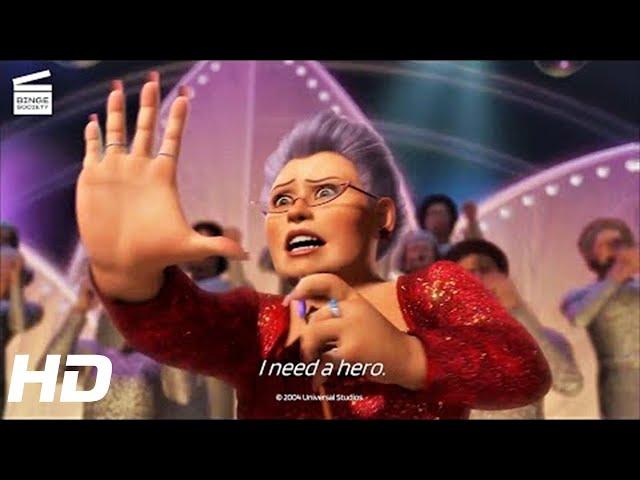 Shrek 2: The Fairy Godmother performs I Need A Hero