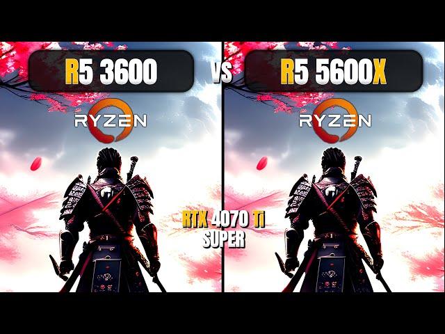 AMD Ryzen 5 3600 vs AMD Ryzen 5 5600x - 12 Games Tested