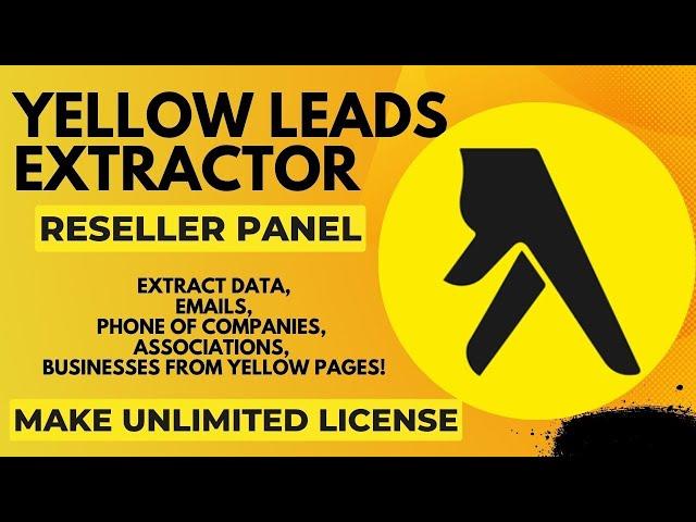 Yellow Pages leads ExtractoR VERSION 8.5.7|RESELLER PANEL|2022