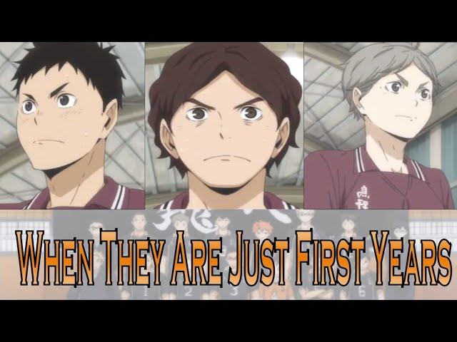 Haikyuu!! Karasuno's Third Years Introduction to the Club ( Funny and Cute Moment )