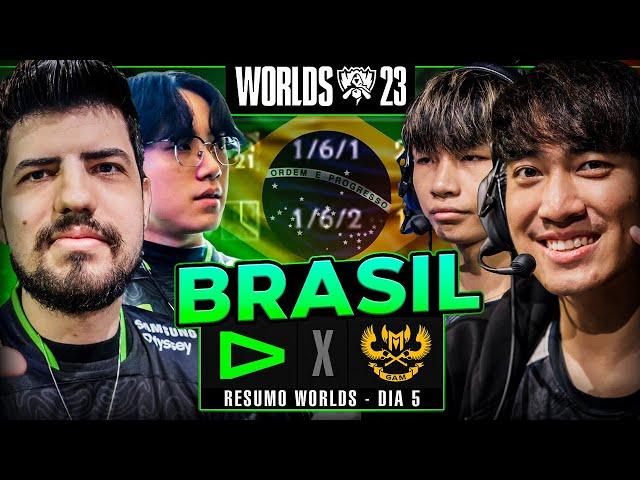 LOUD x MARINES | RESUMO: WORLDS - PLAY-IN | DIA 5