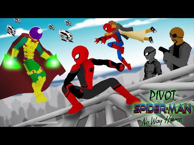 Pivot Spider-Man VS Mysterio Illusion fight | Spider-man Far From Home