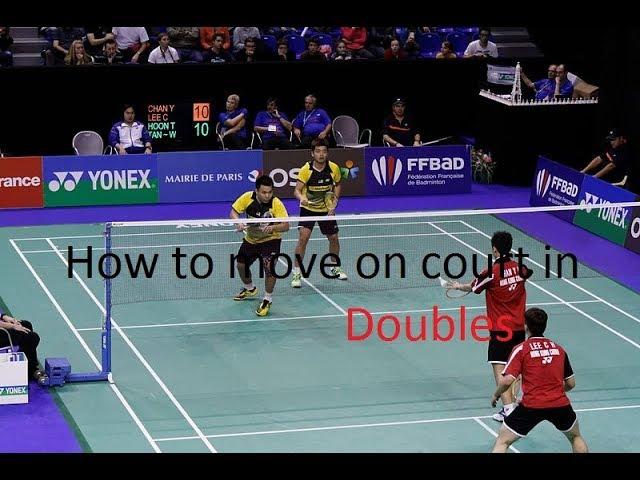 Badminton doubles movement | Learn footwork and strategy