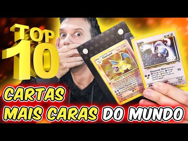 AS CARTAS POKEMON MAIS RARAS E CARAS DO MUNDO TOP 10 2023