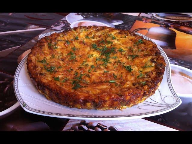 Пирог с Грибами / Заливной пирог / Pie With Mushrooms / Грибной Пирог / Простой Рецепт