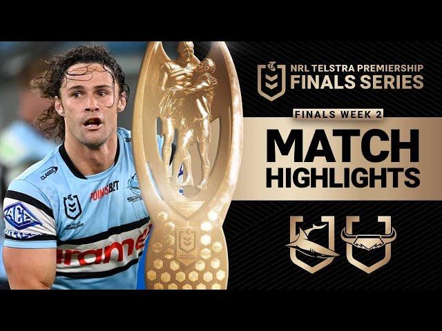 NRL 2024 | Sharks v Cowboys | Match Highlights