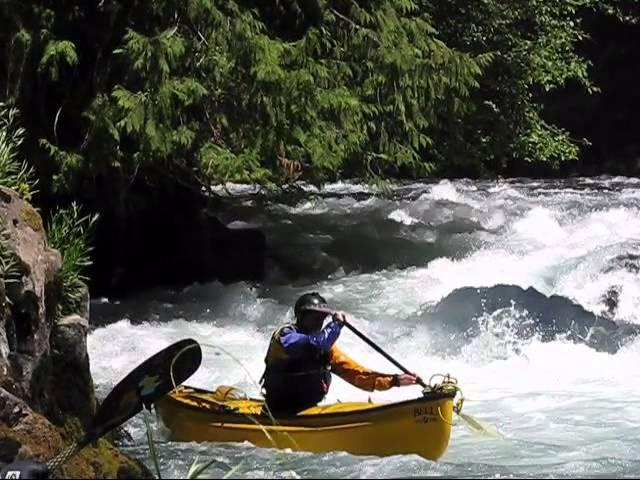 Paddling the White Salmon at 1.6 feet