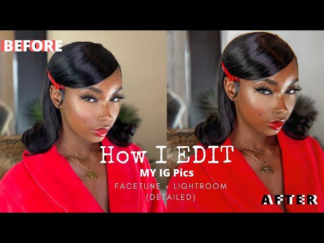 HOW I TAKE & EDIT MY INSTAGRAM PICTURES | Catfishing 101 with Aissata Diallo