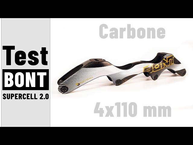 Test de la platine roller course carbone Bont Supercell 2 0