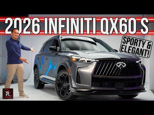 The 2026 Infiniti QX60 S Brings More Elegance & Aggression To A Solid Luxury SUV