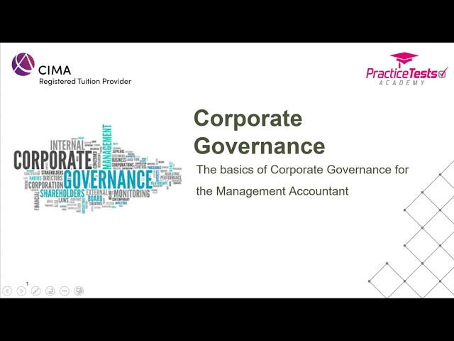 The basics of Corporate Governance