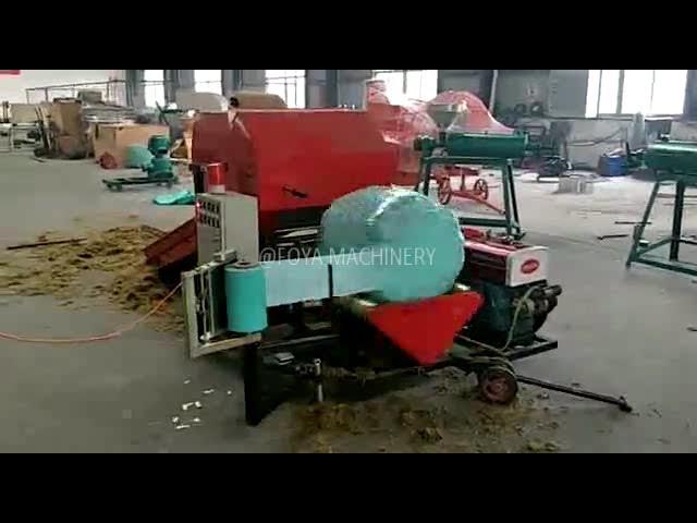 Small Mini Round Corn Silage Baler and Wrapper Machine