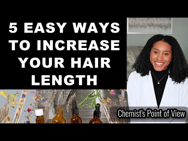 5 EASY WAYS TO INCREASE YOUR HAIR LENGTH | NATURAL HAIR LENGTH RETENTION!