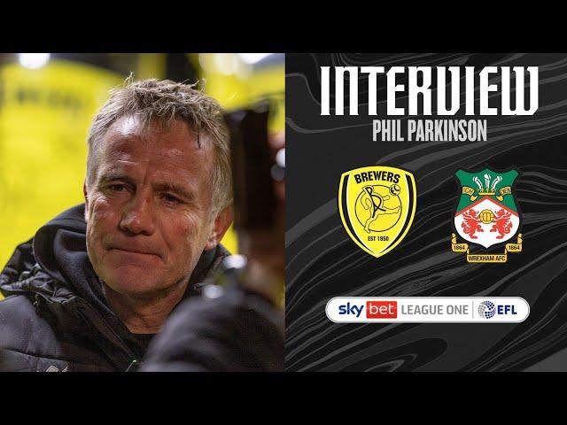 INTERVIEW | Phil Parkinson after Burton Albion