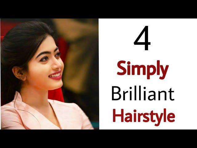 4 Simply  Brilliant  & easy hairstyle for girls - new hairstyle for girls