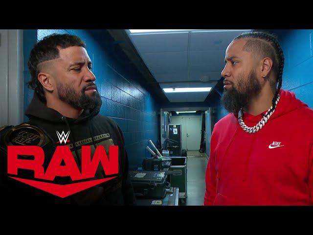 Jey Uso refuses to speak to Jimmy Uso: Raw highlights, Oct. 14, 2024