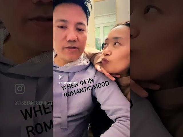 When I’m in romantic mood  but I forgot he is vegetarian  #funnyvideo #tibetanvlogger #tibetan