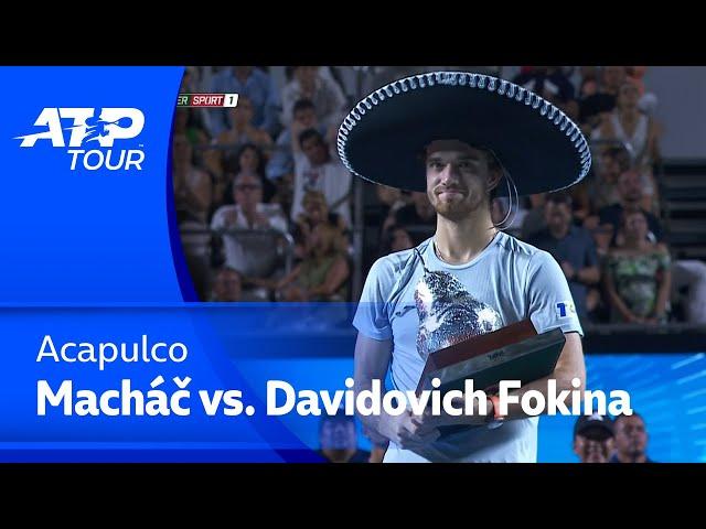 ATP Acapulco: Tomáš Macháč (CZE) vs. Alejandro Davidovich Fokina (ESP)