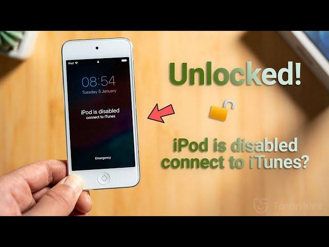 iPod is Disabled, Connect to iTunes? 3 Ways to Unlock It!