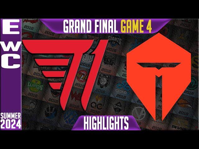 T1 vs TES G4 Highlights | EWC 2024 GRAND FINAL - LoL Esports World Cup   T1 vs Top Esports Game 4