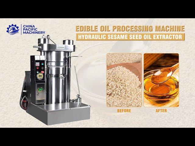 Hydrualic Sesame Seeds Oil Press Machine|Sesame Oil Making Machine|Hydraulic Sesame Oil Extractor