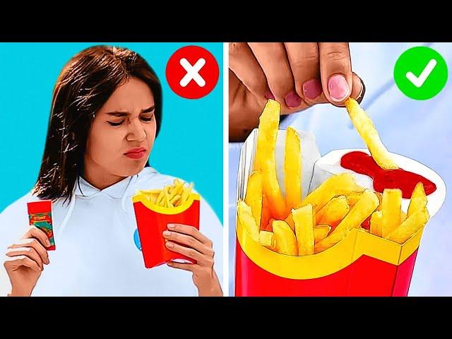 SMARTE FAST FOOD HACKS || COOLE LIFEHACKS MIT DEINEM LIEBLINGSESSEN