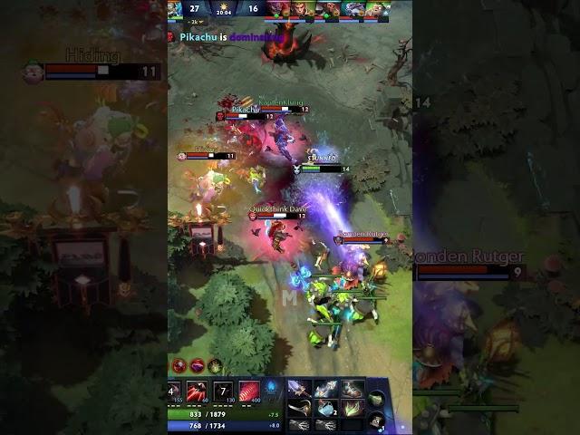 Shadow Strike is Incredibly Insane Queen Of Pain Rampage #dota2 #dota2highlights