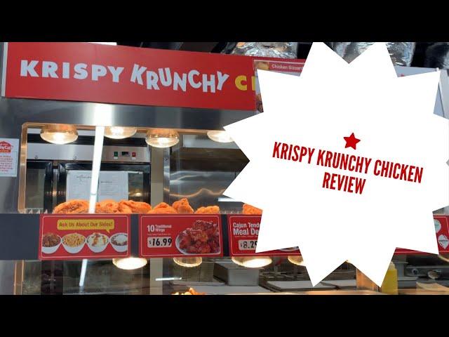 Krispy Krunchy Chicken | Cajun Chicken Review | John Eats Cheap