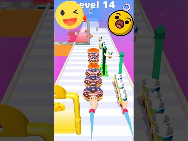 Burger  stack runner best game play level--14 #shorts #tootalgaming69 #funny #game