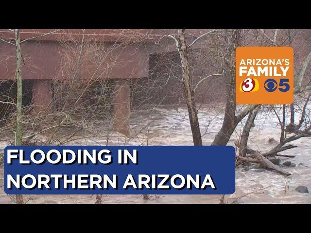 Team coverage of severe weather and flooding in northern Arizona