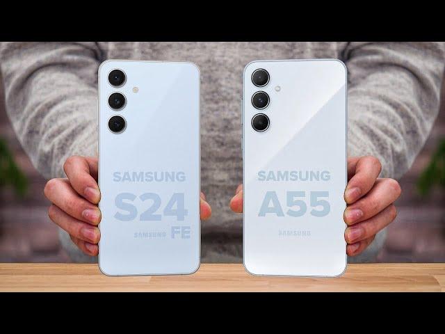 Samsung Galaxy A55 Vs Samsung Galaxy S24 Fe || Full Comparison || Which One Is Better?