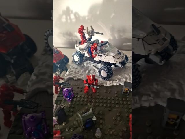 Halo Mega Construx Red VS Blue Diorama #halo #halomegaconstrux #halomegabloks #fyp #youtubeshorts