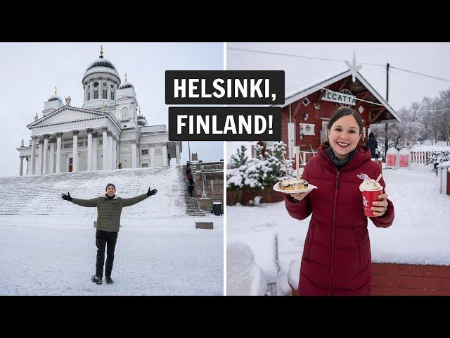 We're in FINLAND!  Helsinki FOOD + city tour (in the WINTER!)