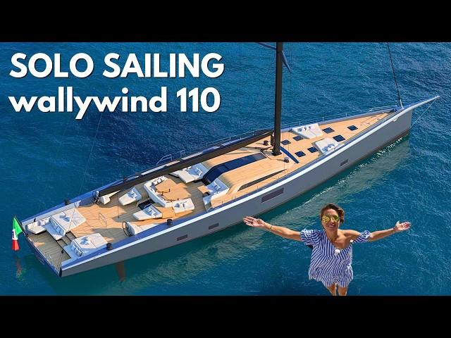 MIND BLOWING Wallywind110: Award-Winning Carbon Fiber Performance Sailing Wally Superyacht Tour