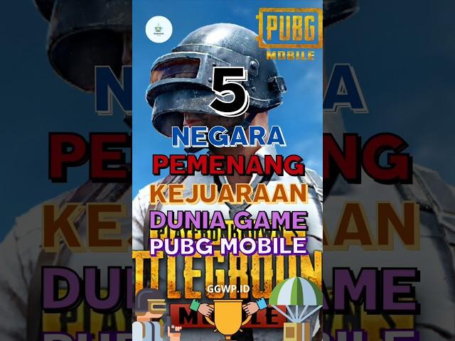 5 Negara Pemenang Kejuaraan Dunia Game PUBG Mobile ‼️ #shorts