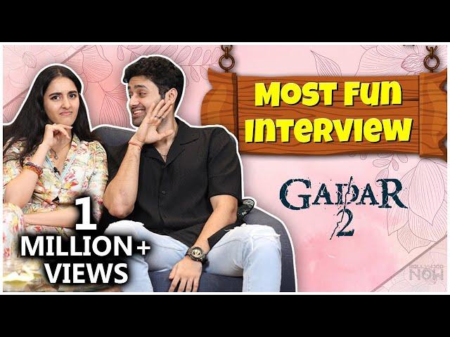 Gadar 2 Cast Utkarsh Sharma & Simrat Kaur Sing, Dance & Play Games | Fun Interview