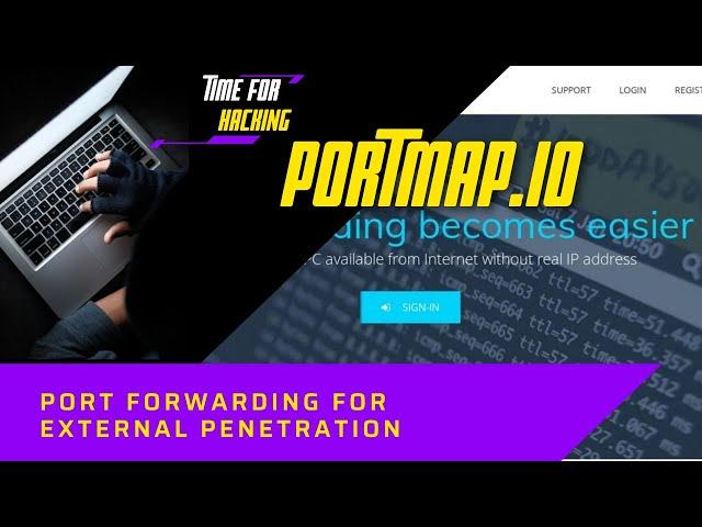 Port Forwarding by Open VPN using Portmap.io