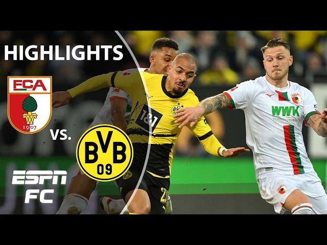 FC Augsburg vs. Borussia Dortmund | Bundesliga Highlights | ESPN FC