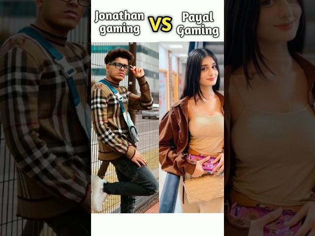 Payal Gaming VS Jonathan Gaming #gaming #viral #trending #shorts