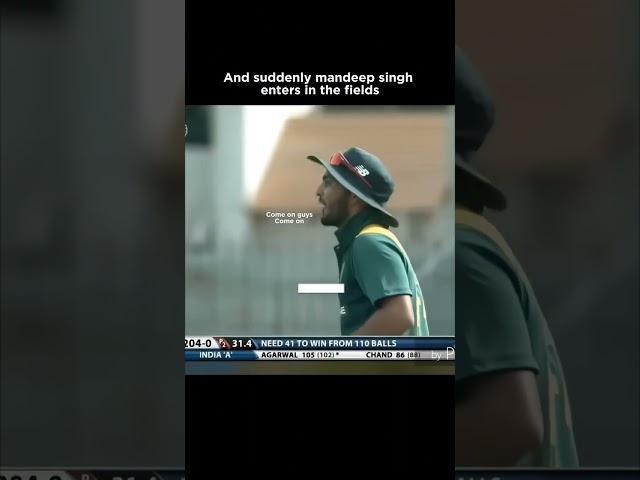 Mandeep Singh 🫂#cricket